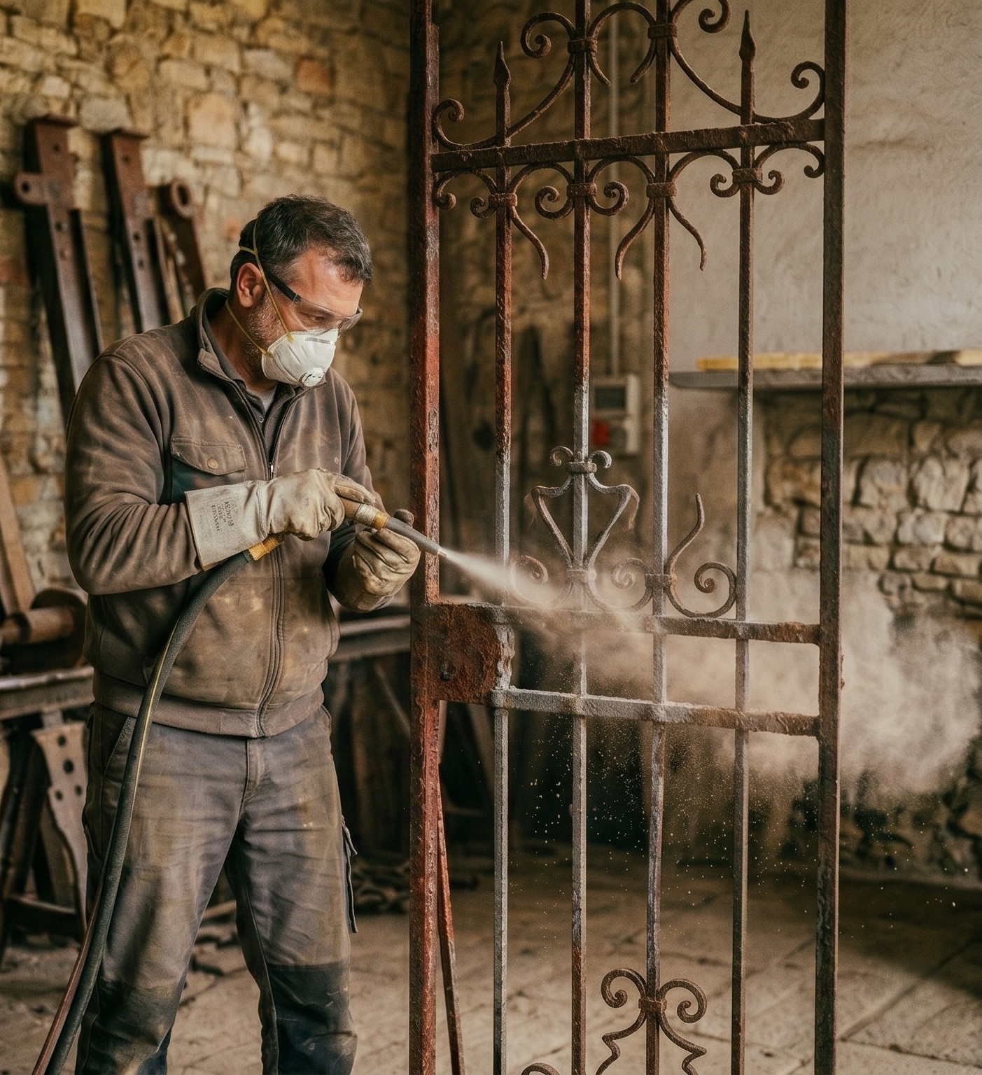 Sabbiatura metalli Umbria